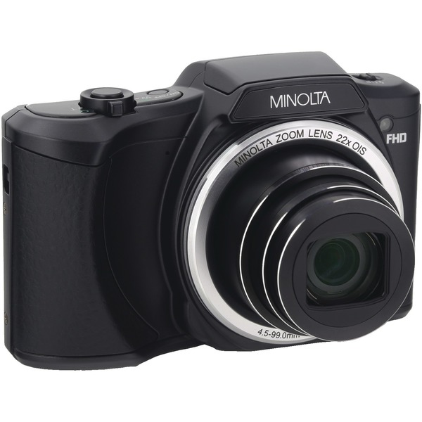 Minolta Wi-Fi Full HD 20.0-Megapixel 1080p Digital Camera w/22x Zoom (Black) MN22Z-BK